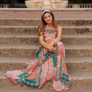 Anthropologie Bhanuni by Jyoti Alessandra Floral Maxi Dress 6